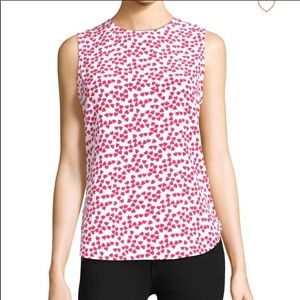 NWT Equipment silk top - perfect for Valentine’s Day!